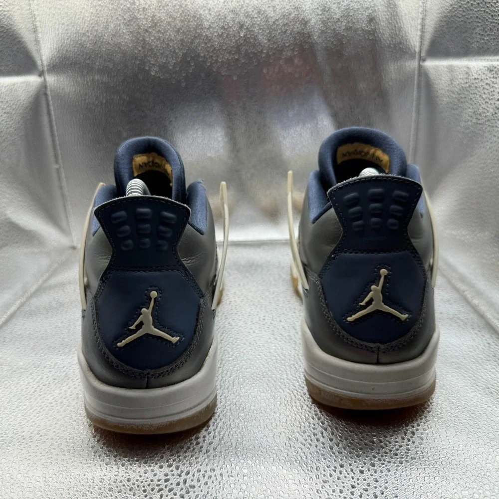 Size 6.5Y Air Jordan 4 Retro Monsoon‎ Blue Kids Athletic Sneakers BQ9043-400